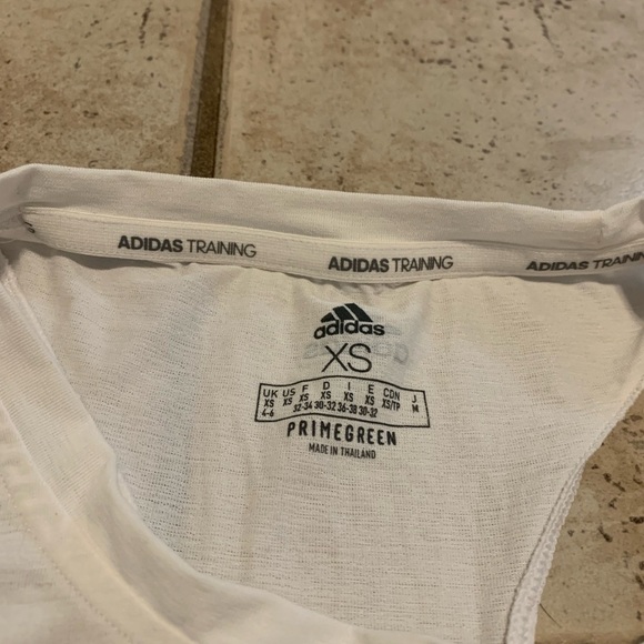 Adidas Training PRIME GREEN White Tank Top - Size XS - Racerback - Picture 3 of 7